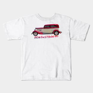 1934 Ford Model 40 Tudor Sedan Kids T-Shirt